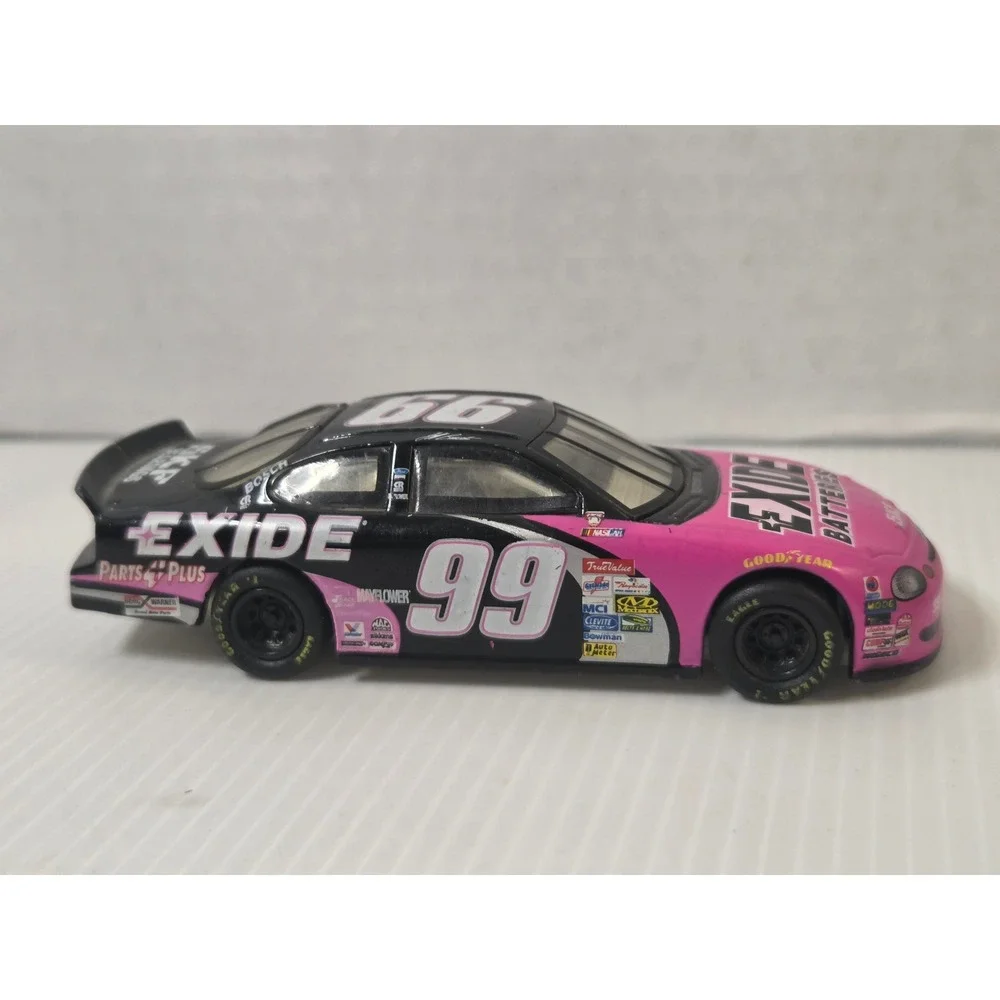 Mattel Diecast Car 1:64 Pink/Black Fair 1999 Jeff Burton #99 Exide Ford Taurus